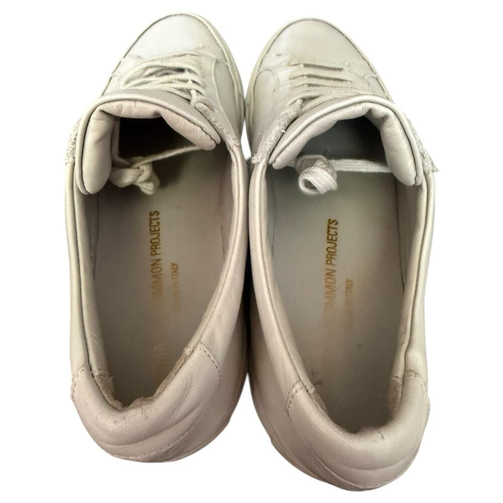 Woman by Common Projects Leather Achilles Trainers Sneakers Size 39 - Picture 7 of 11